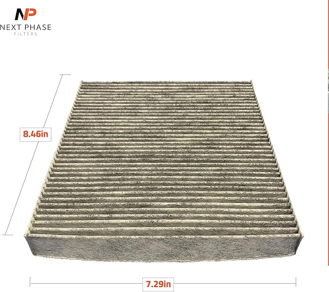 Carbon Cabin Air Filter - Odor removing - EXTENDED SERVICE - Made in USA - Lexus, Toyota, and Subaru - Replaces O.E. 871390E040, 8713958010, 8713948050, 8713928020