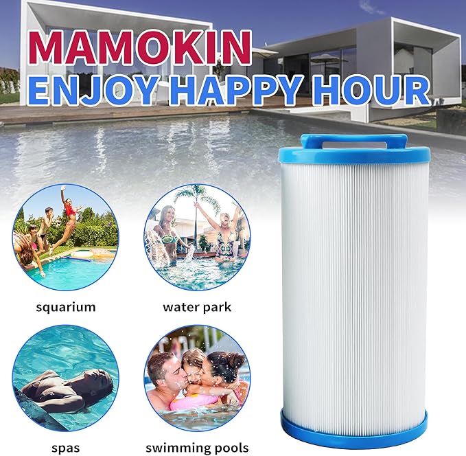 4CH-935 Spa Filter, Replaces for Pleatco PWW35L, SD-01235, Waterway 817-4035, Waterway Teleweir 35 SF, Teleweir| PDC580-AFS | D-01310 | PDY35P3 | 4CH-935RA Hot Tub Filter 2 Pack