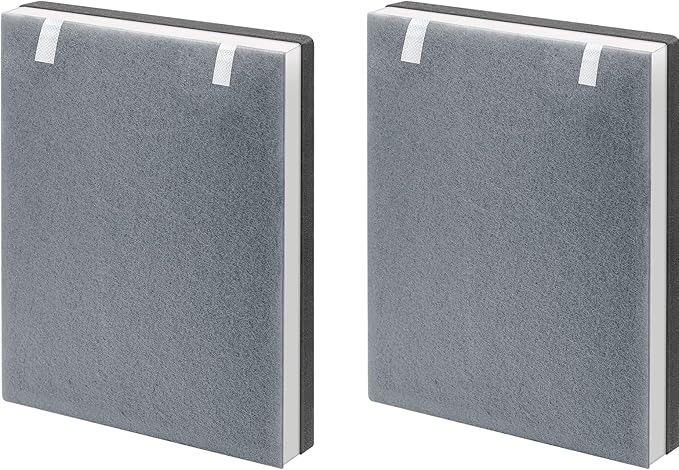 2 Pack Vital 100 Replacement Filter Compatible with LEVOIT Vital 100 Air Purifier, 3-in-1 HEPA Filter and High-Efficiency Activated Carbon Filters, Replace Part # Vital 100-RF