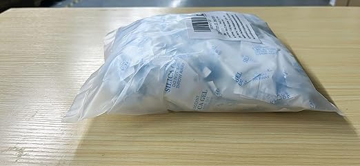 O2frepak 10 Gram(100Packs) Food Grade Moisture Absorbers Silica Gel Packs Desiccant for Storage,Food Safe Dessicant Silica Gel Packets for Moisture Storage Control