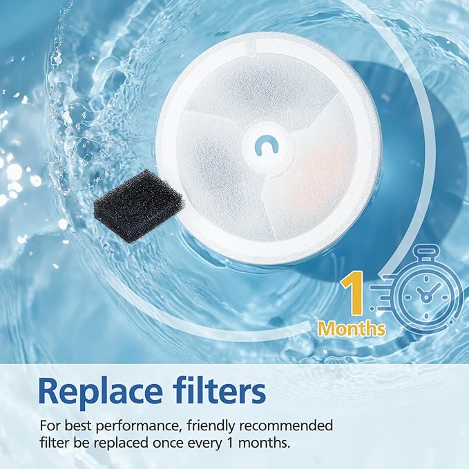 12 PCS Upgraded Filter Unit 3.0 Fit for Pet Cat Water Fountain E versweet Solo 2/Solo SE, E versweet 2S/3/3 Pro, 12 PCS Replacement Filter and 12 PCS Foam Pump Filters