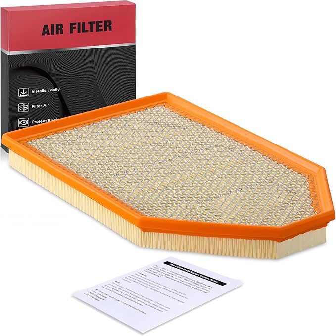 BDFHYK CA11257 Engine Air Filter Compatible with Chrysler 300 & Dodge Challenger Charger, 2011-2022, 3.6L 5.7L 6.4L, Replace# 4861746AA