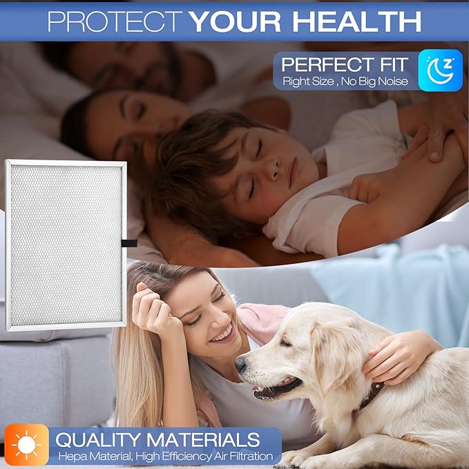 6 Pack MERV 8 Replacement Set Dehumidifier Filter Compatible with ALORAIR Commercial Storm LGR Extreme,Only Applicable to Storm LGR Extreme Dehumidifier, filter Size 12.2x 9.9 x 0.4