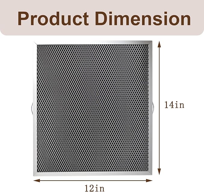 3 PCS 5881 MERV 8 Washable Dehumidifier Filter Replacement for AprilAire Whole-House Dehumidifiers E080, E100 and Dehumidifying Ventilator 8192A
