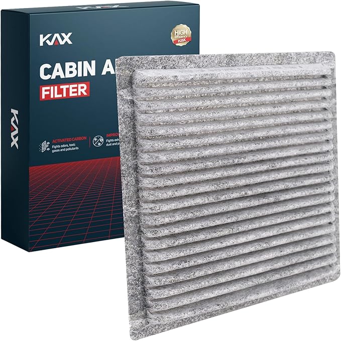 KAX Cabin Air Filter, CF10138 Replacement for Highlander 2001-2007 RX300 1999-2003 IS300 2001-2005 w/Activated Carbon Passenger Compartment Air Filter