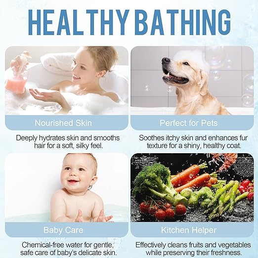 10 Stage Bath Filter for Tub,Reduces Chlorine,Heavy Metals,Hard Water Softener,pH Balance,Vitamin C-BPA-Free Bathtub Filter,Universal Bath Water Filter(3000Gal) Easy Install,Bathtub Water Filter