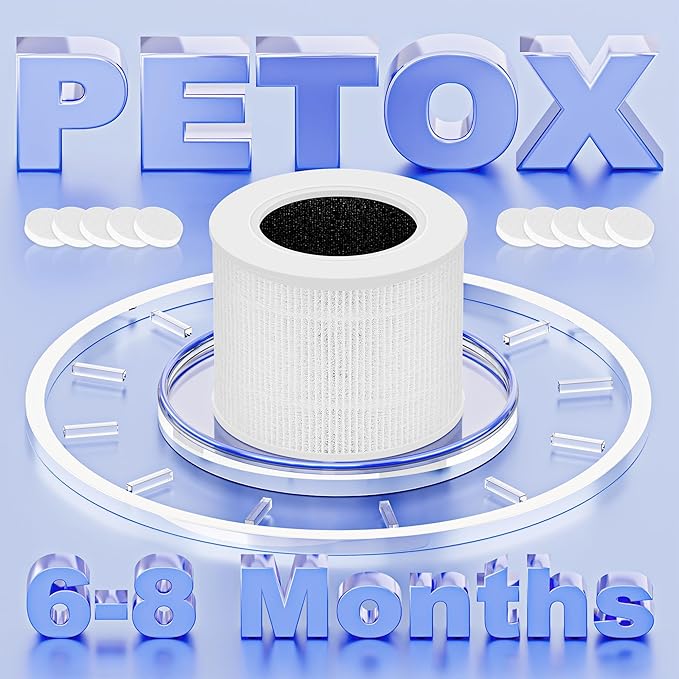 Core Mini Replacement Filter for LEVOIT Core Mini and Core Mini-P Air Purifier, 3-in-1 H13 Grade True HEPA and High-Efficiency Activated Carbon, Core Mini-RF, 2 Filter & 10 Fragrance Sponge