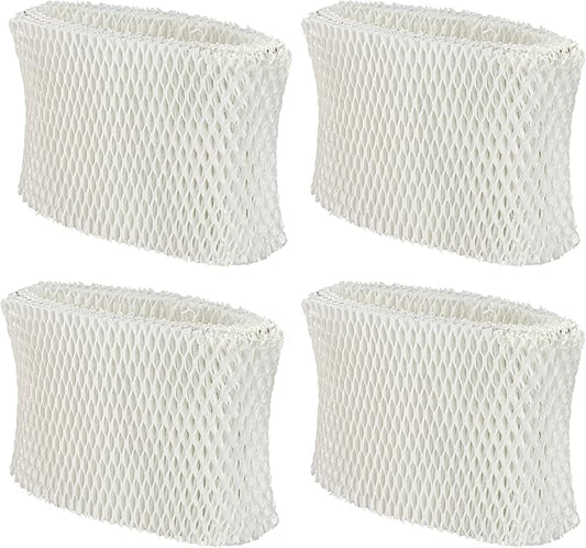 Funmit WF2 Humidifier Filter Replacement for Vicks Kaz Humidifier Starry Night Cool Mist V3500N V3700 V3100 V3900 Sunbeam 1118 1119 Honeywell HCM-300T HCM-350 WA-8D Enviracaire ECM-500 4 Pack