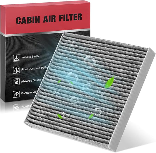 BDFHYK 1PC CF10134 Cabin Air Filter with Activated Carbon Compatible with Acura ILX, MDX, RLX, TL, TSX, ZDX, RL, CSX, RL, Compatible with Honda Pilot, Ridgeline, Accord, CR-V, Civic, Crosstour
