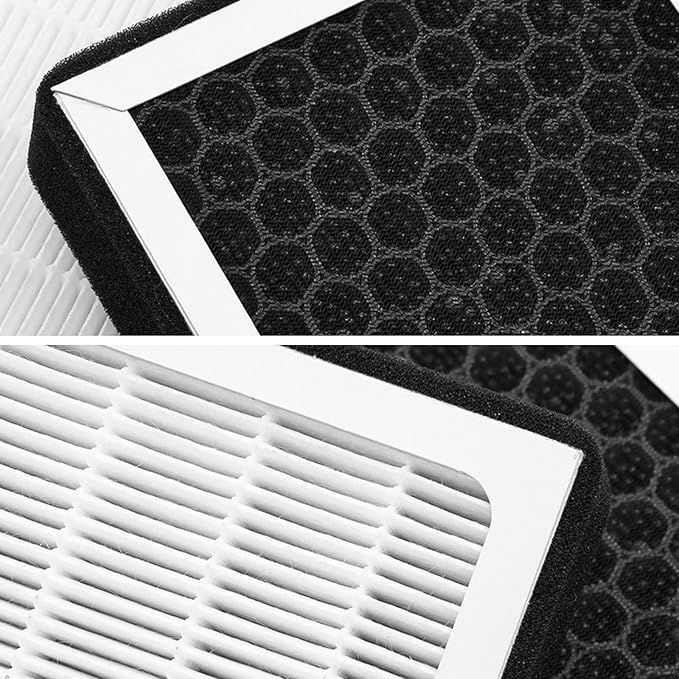 HEPA Air Filter for Tesla Model Y Model 3 Juniper Highland 2016-2025 2026 Cabin Air Filter with Activated Carbon, HEPA Filter Replacement Accessories (2 Pack)