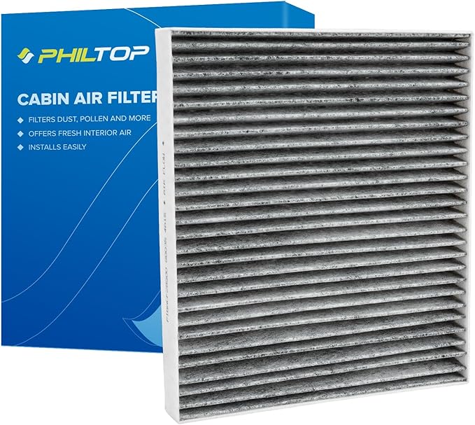 PHILTOP Cabin Air Filter, Replacement for CF12151 2015-2019 Sonata GAS, 2020 Cadenza Air Filter