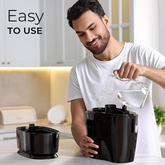 Everlasting Comfort Cool Mist Humidifiers for Bedroom 6L - Humidifier Large Room No-Filter, Quiet Air Humidifier for Plants, Allergies, Dry Skin, Congestion, 50 Hr Run Time