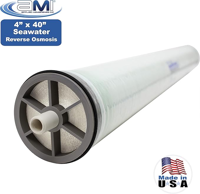 4" x 40" Seawater RO Membrane | Watermaker Replacement Membrane | M-S4040A (Replaces SW30-4040) | 1950 GPD (4" x 40")