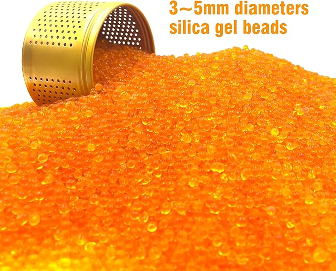 Gun Safe Dehumidifier, Moisture Absorbers, TOAAOT 200g Silica Gel Canister for Gun Case, Tool Box (3 Units)
