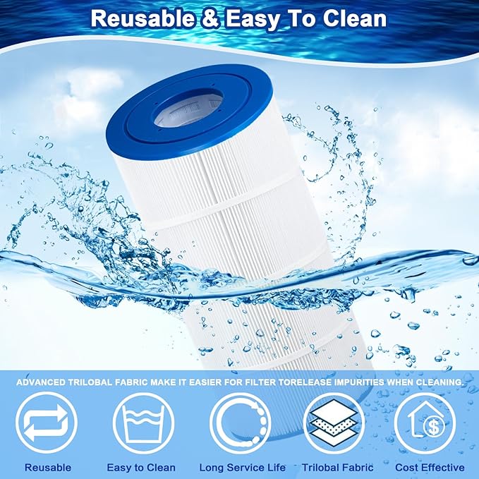 Pool Filter Compatible with Hayward CX900RE, C900, Pleatco PA90, Unicel C-8409, Filbur FC-1292-2 Pack