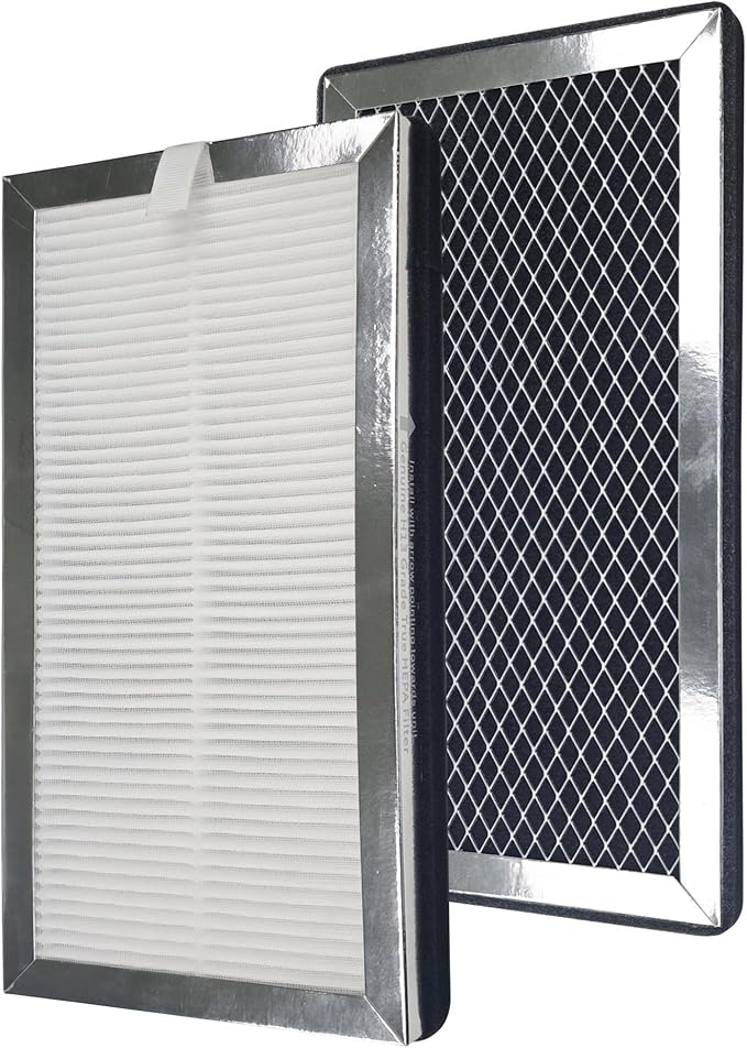 MA-15 Air Purifier Filters Replacement for Medify Air MA 15 Series, 3-in-1 Composite Filter with H13 True HEPA, Activated Carbon and Prefilter，2 Pack