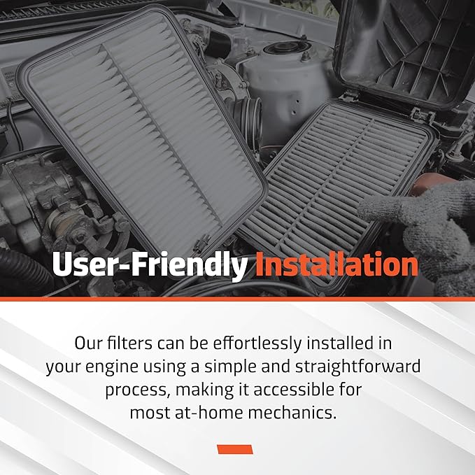 Cabin Filter - Compatible with John Deere Equipment - Forwarders, Loaders & Tractors - Cabin Air Filter for Efficient Recirculation Air Mode - Replaces O.E. RE195491; Baldwin PA5768; Wix WP10188