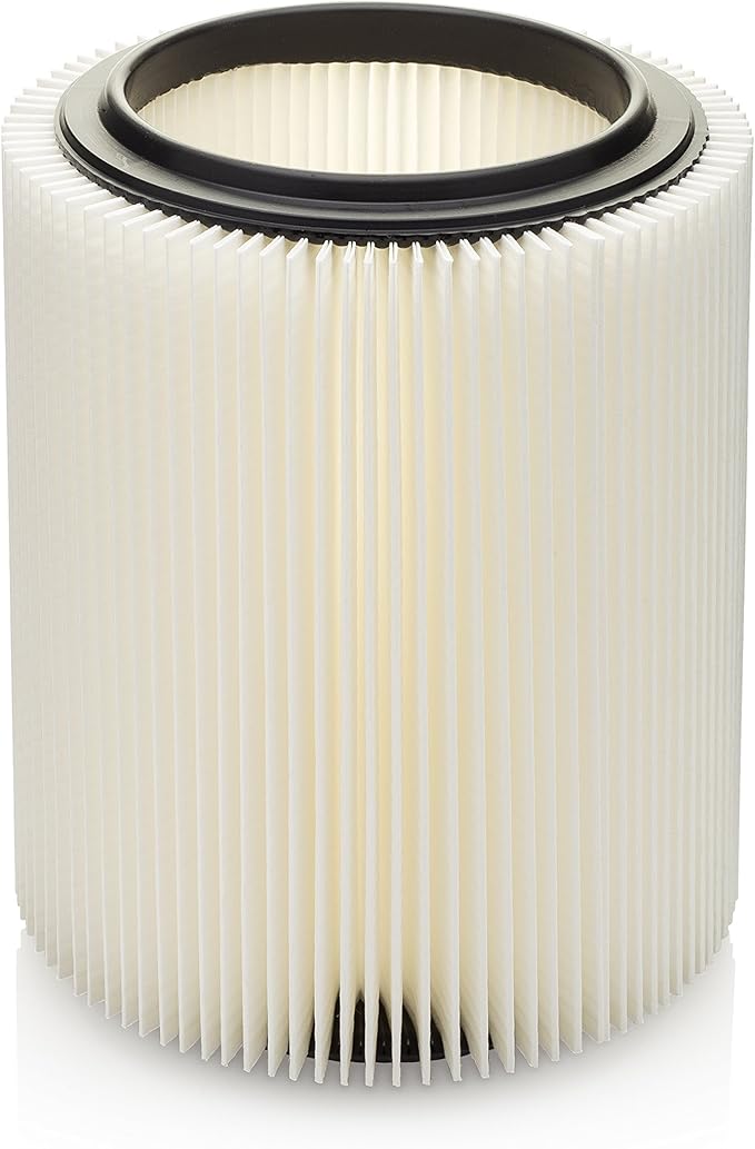 Replacement Filter for Craftsman and Ridgid Shop Vacs Part # 9-17816 & Part # VF4000, 1 Pack + Cap, Original Filter