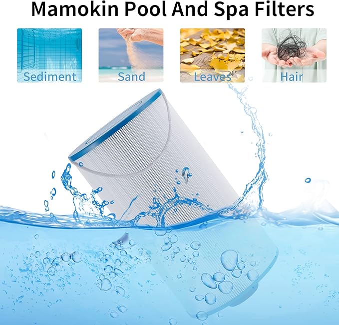 303279 Hot Tub Filter Replaces Filbur FC-2402, 5CH-37, PFF42TC-P4, 78460 and Lifesmart, AquaTerra, Fantasy, Freeflow, Simplicity, Bermuda, Aspire, Azure, Spa Filter-2 Pack