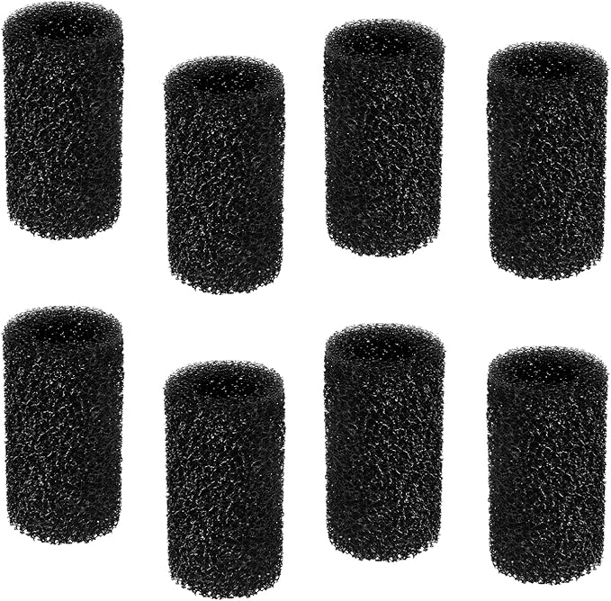 Filter Sponge for Marina Aquarium Shrimp Fry Fish Tank Filter Intake,Replacement Foam Aquarium Filter Media Fit for Marina S10, S15 and S20 Filter Models, Protects Baby Fish & Shrimp, A296-8Pack