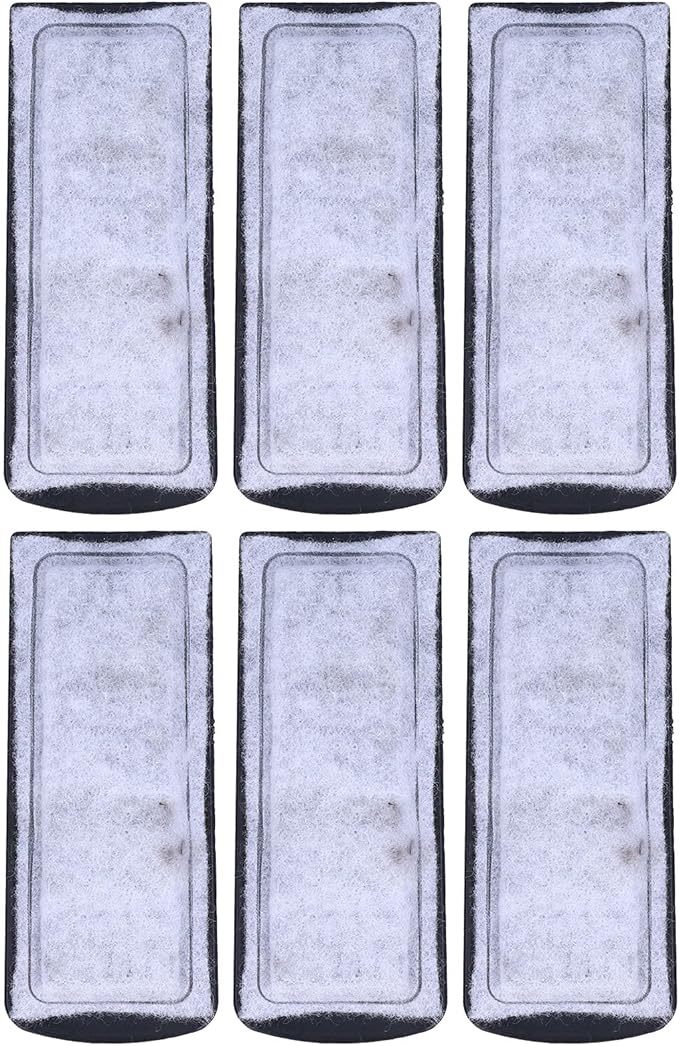 Jeanoko jbj Rimless Desktop Aquarium Filter Cartridge asin Fish Filter cartridges 17¡Á14¡Á4 6pcs Aquarium Filter Cotton Replacement wallmounted Filter Accessory for Fish