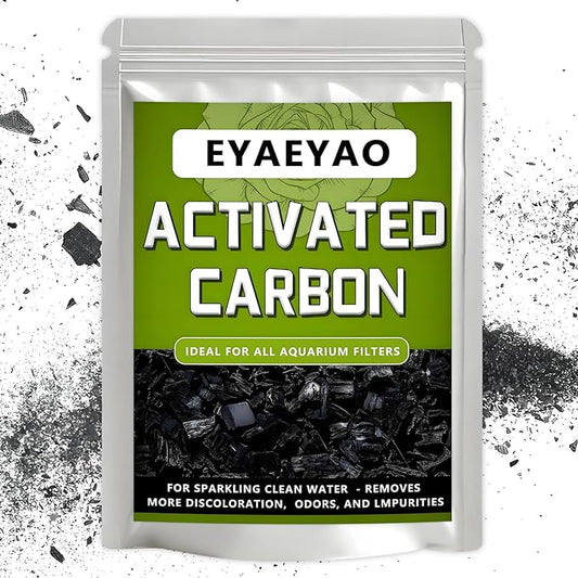 Premium Activated Carbon, 8 Ounces Activated Charcoal Bulk for Aquariums And Fish Tanks, Air Filtration Odor Scrubbing For Grow Tents Hydroponics Aquariums Ponds -Keep Water Crystal Clear (16 Ounces)