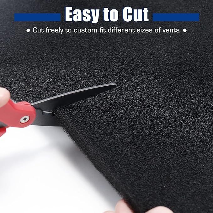 Cut to Fit Foam Pad Pre Filter, Air Purifiers Filter Replacement, Compatible with Most Air Conditioner, Trash Cans, Dehumidifier, 15 x 15 inch, 2 Pack