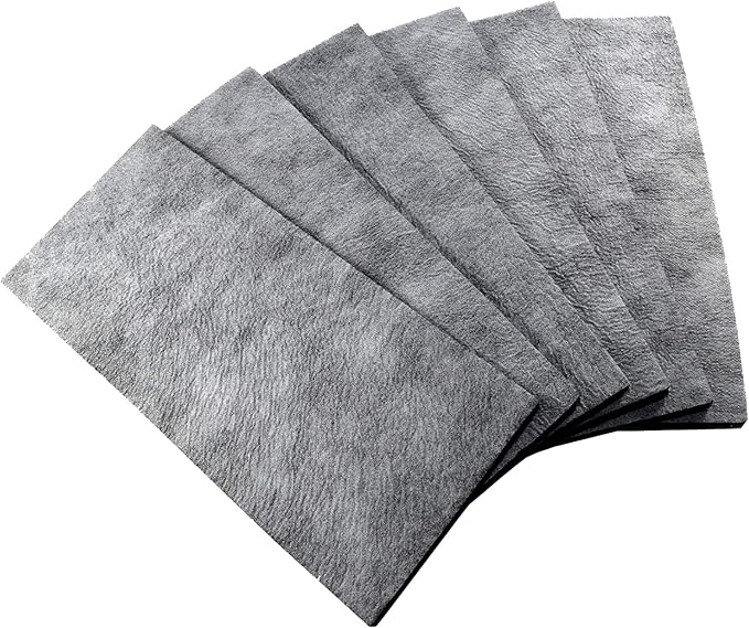 HQRP 6-Pack Full Size Activated Carbon Filters compatible with Hamilton Beach 04383, 04384, 04386 True Air Room Odor Eliminator