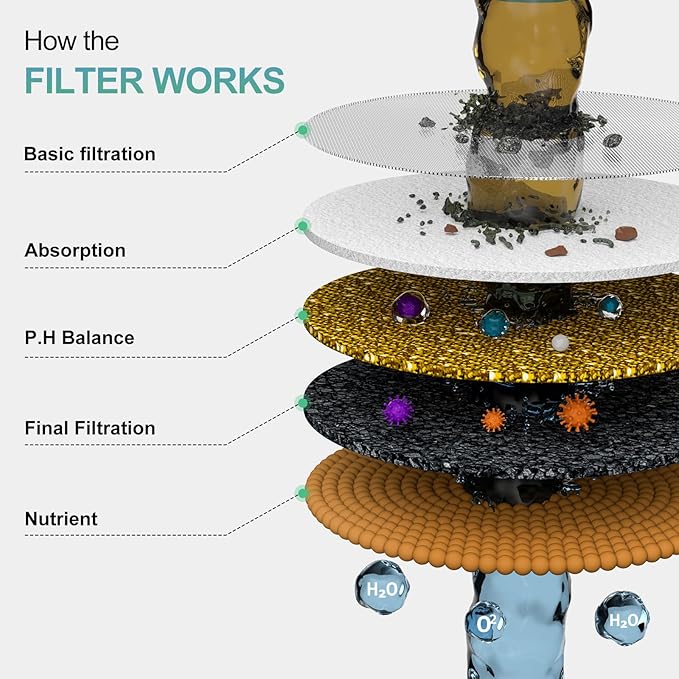SR SUN RISE Filtered Shower Head with Filters- High Pressure Rain Shower Head,with 20-Stage shower Filter,6 Spray Modes for Hard Water Softener, Remove Chlorine & Heavy Metals (Chrome,5.5 Inch Round)