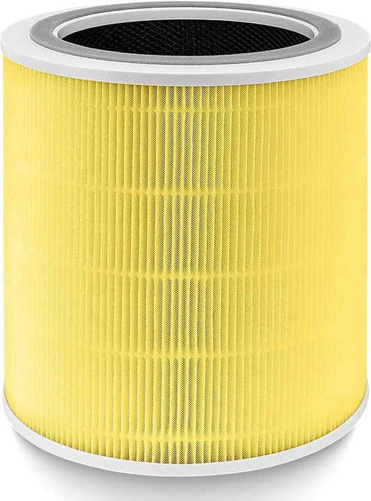 APPLIANCEMATES Core 400S Replacement Filter for LEVOIT Core 400S/Core 400S-P Smart Pet Air Purifier,Core400S-RF-PA (LRF-C401-YUS) 3-in-1 True HEPA Activated Carbon Filter, 1 Pack