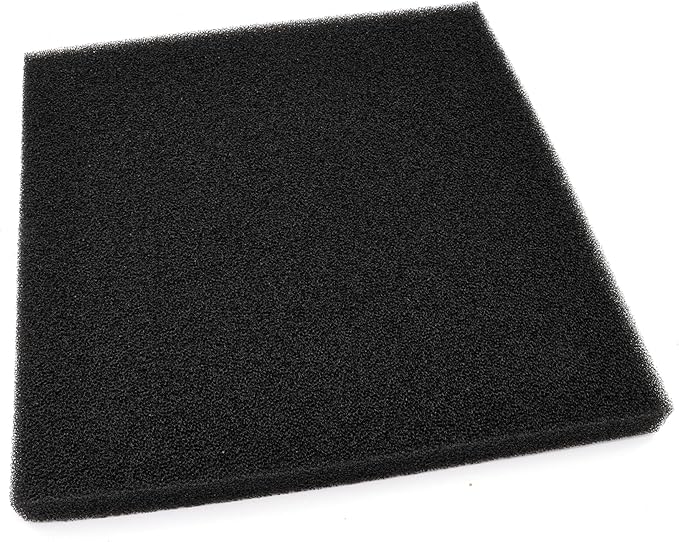 Aquarium Filter Bio Sponge Pad, Foam Sponges Filter Media, Cut fit it Filter Accessories for Fish Tanks and Ponds (18"x18"x1.6" (35PPI) 1 Pack)