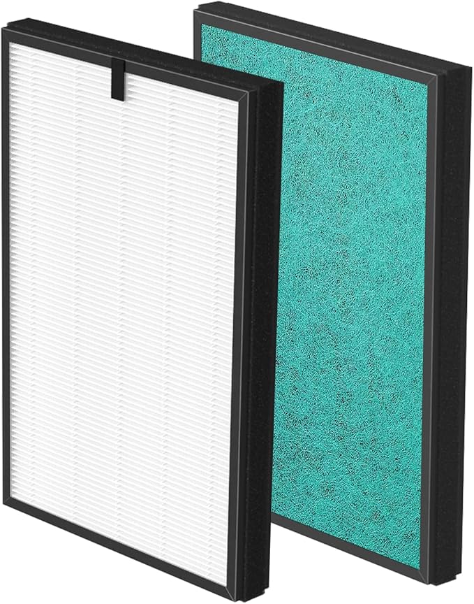 2 Packs Pure Morning APH260 Replacement Filter for APH260, 3-in-1 Filter System Include Pre-Filter, True HEPA Filter and Activated Carbon Filter