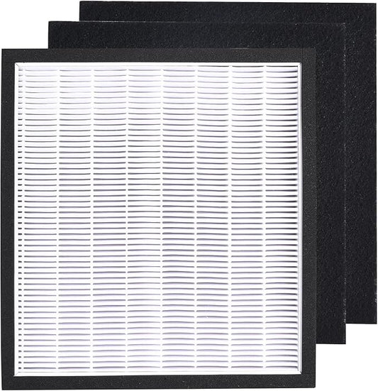 HEPA Filter Kit - 1 HEPA Filters & 2 Carbon Pre-Filters Replacement for Oreck WK01234QPC Air Purifier Filter, oreck air 94 filter, Airvantage WK10002QPC WK10052QPC