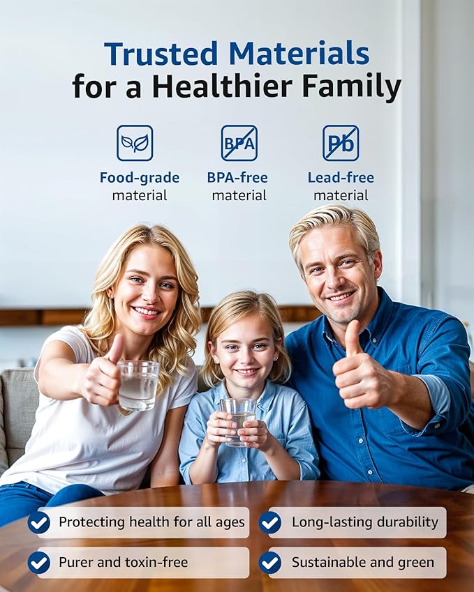 Waterspecialist NSF Certified Filter, Replacement for Pur® RF-9999® PLUS Water Filter Faucet, Compatible with All PUR® Faucet Mount Filtration Systems (Pack of 4), Model No.: WS708A