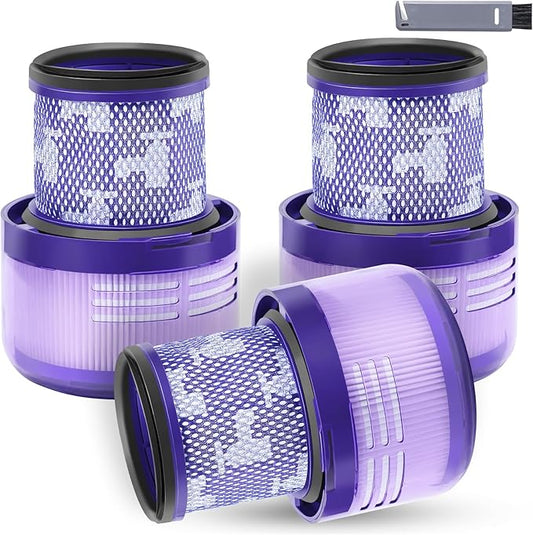 3 Packs SV18 Filter Replacement Compatible with Dyson Digital Slim/SV18 Replacement Spare Cordless Vacuum, Part No.970612-01 for Dyson Digital Slim Filter