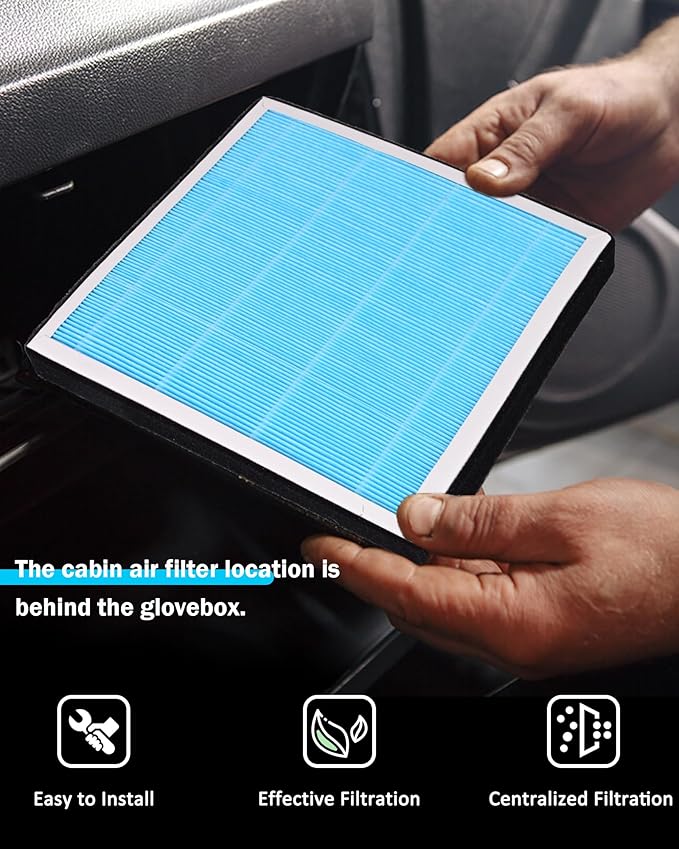 CF12935 Cabin Air Filter with Activated Carbon Replacement For 2022 2023 2024 Grand Cherokee 2021 2022 2023 2024 Grand Cherokee L Replace# 68542125AA