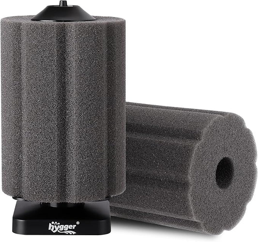 hygger Fine Sponge Filter for Aquarium 30~75 Gallons Fish Tank Filter Betta Breeding Fry Shrimp Snails Air Powered Filters