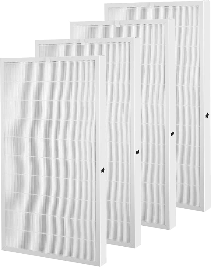 FAPF034 Replacement Filters Compatible with Filtrete Air Purifier FAP03, Part# FAPF03 FAPF034, Filter Size 21.1" x 11.6" x 0.75, 4 Count