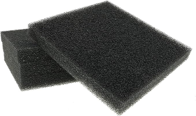 ALEGI 4 Pieces Aquarium Filter Foam Sponges Pad, Fish Tank Bio Sponge Coarse Sheet Filter Media Pad, Cut-to-Size Foam for Pet Filters (9x9x1 Inch 8 Pcs)