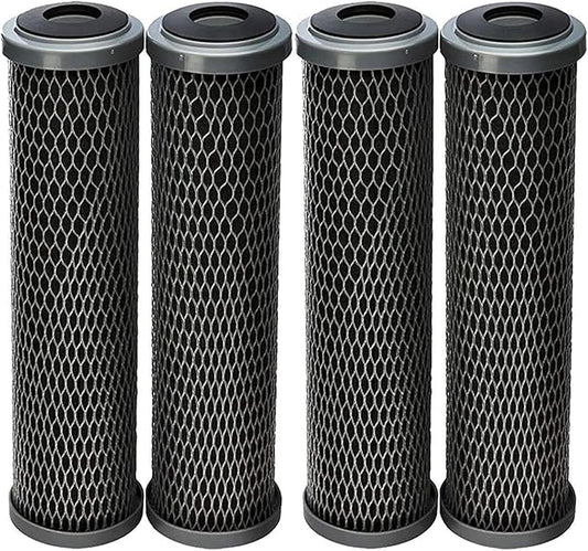 CFS – 4 Pack Carbon Wrap Sediment Water Filter Cartridges Compatible with AO Smith 2.5"x10", AO-WH-PRE-RCP2 Models – Remove Bad Taste & Odor – Whole House Replacement Filter Cartridge – 5 Micron