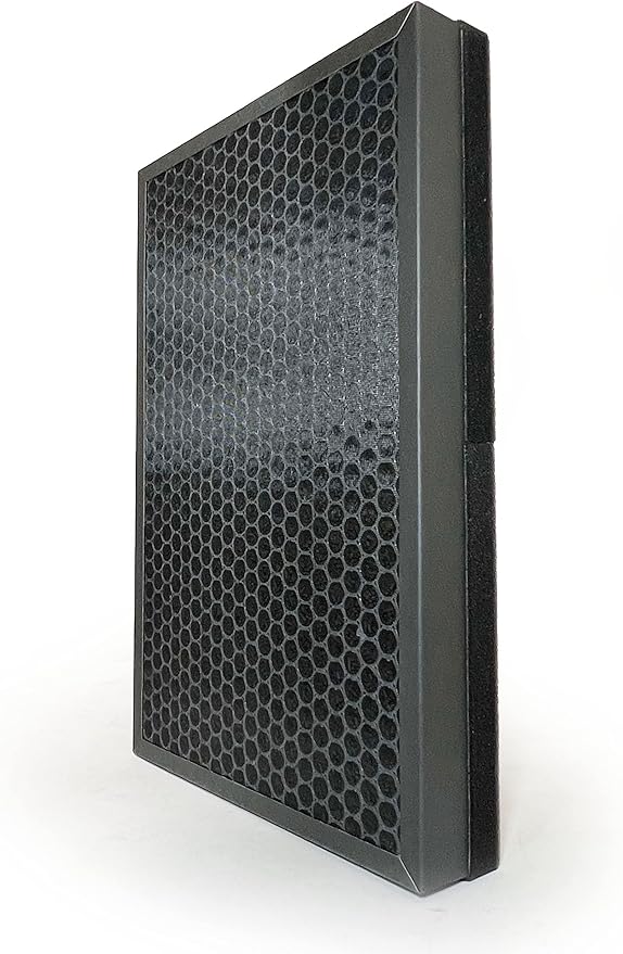 Nispira H05 3-In-1 True HEPA Filter Replacement Compatible with HIMOX Air Purifier H05, 2 Pack