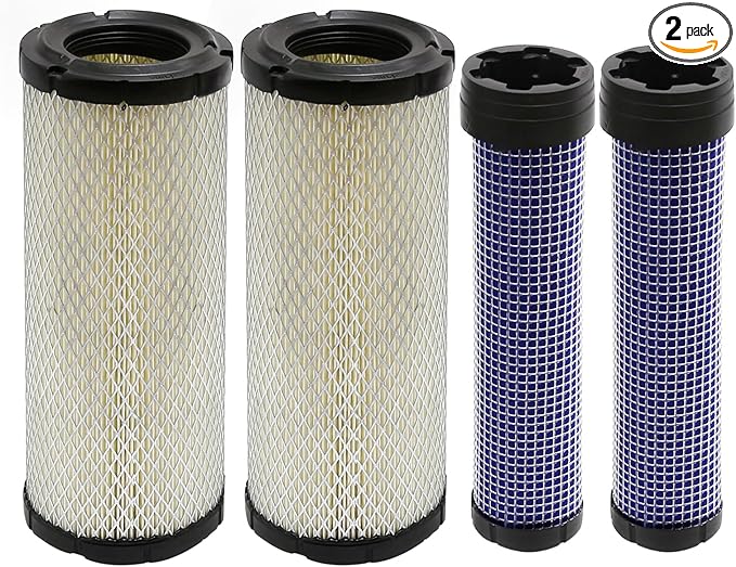 2 Pack P822769 Air Filters, Replacement for Kubota L48 R420 R520 U45S M4700 M4800 M4900 M5400 M5700 U45ST U55-4 MX4700 MX5000, Replaces P822769 RE68048 RE68049