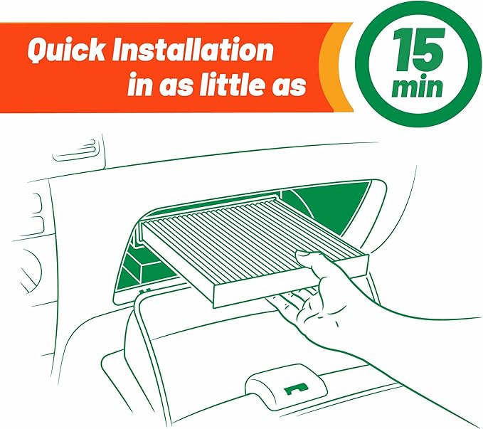 FRAM Fresh Breeze Cabin Air Filter Replacement for Car Passenger Compartment w/Arm and Hammer Baking Soda, Easy Install, CF10559 for Select Suzuki Vehicles (Pack of 2)