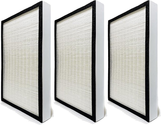 Nispira True HEPA Filter Replacement Compatible with Vornado Air Purifier AQS 25 35 Part MD1-0004. 3 Pack