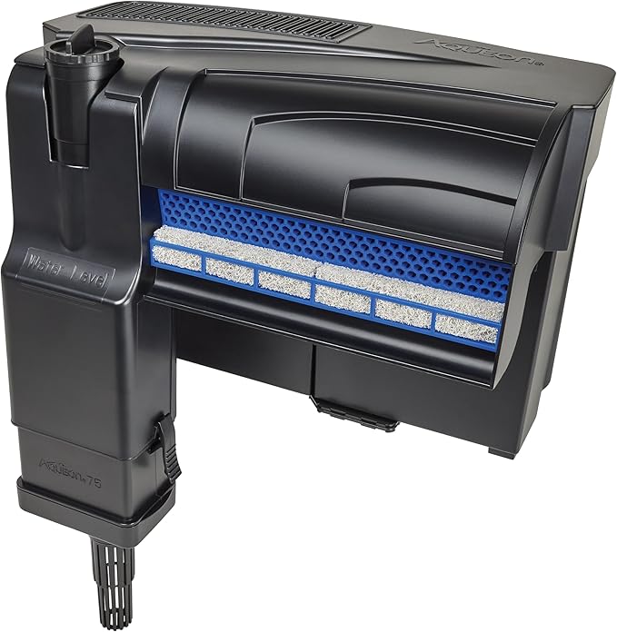 Aqueon SmartClean Power Filter with EcoRenew Filter Cartridge, Quick and Easy Water Changes, Quiet Operation, Adjustable Flow, for 50-90 Gallon Freshwater and Saltwater Aquariums, Large