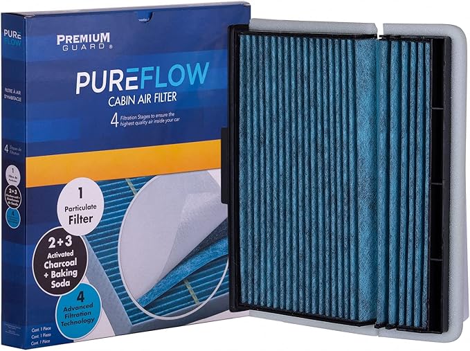 PureFlow Cabin Air Filter PC5384X | Fits 2003-2004 Ford F-250 Super Duty, F-350 Super Duty, 2004 F-150 Heritage, 2003-2004 F-550 Super Duty, F-450 Super Duty