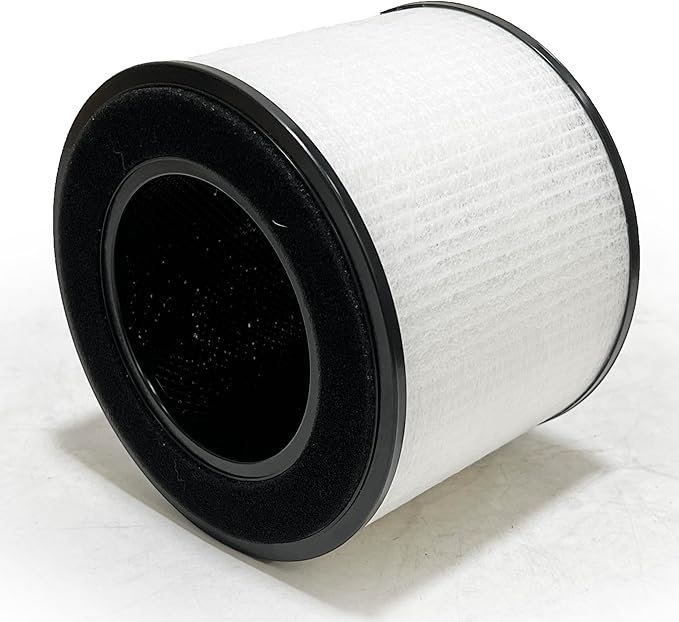 Nispira AS-FL206001-01 3-In-1 True HEPA Filter Replacement Compatible with Clarifion AerClear Air Purifier AS-AC207701-01 | Removes Smoke, Chemical VOCs, Odor | 1 Pack