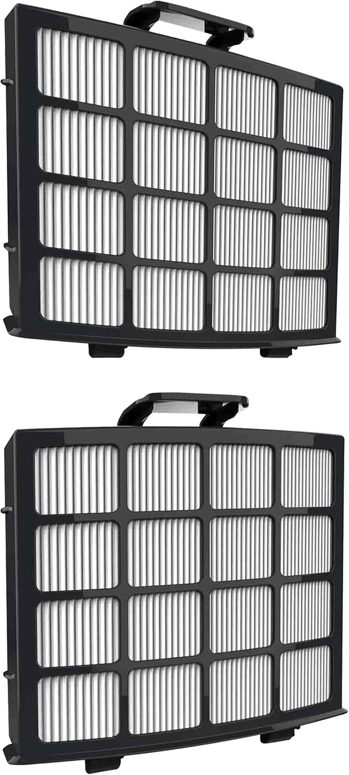 Fette Filter - Replacement Post-Motor Filters Compatible with Shark Vertex DuoClean PowerFin Upright Vacuum. Compare to Part # XHFAZ2000 (2QTY))