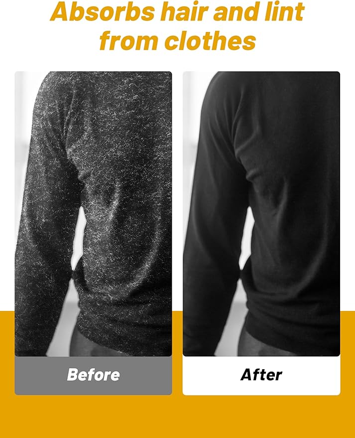 GE Washer Dryer Combo, WH01X35719 Dryer Lint Filter replacement, 2025 New Lint Filter for Ge Washer Dryer Filter Sponge, Hand Washable and Reusable, Models: PFQ97HSPVDS (Only 4 pcs)