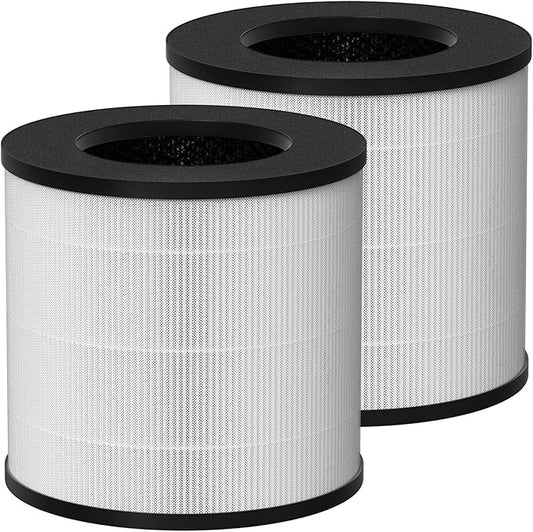 Air 14 True HEPA Replacement Filter, Compatible with MA Air Cleaner Purifier - 3-in-1 True HEPA and Activated Carbon Filter, 2 Pack